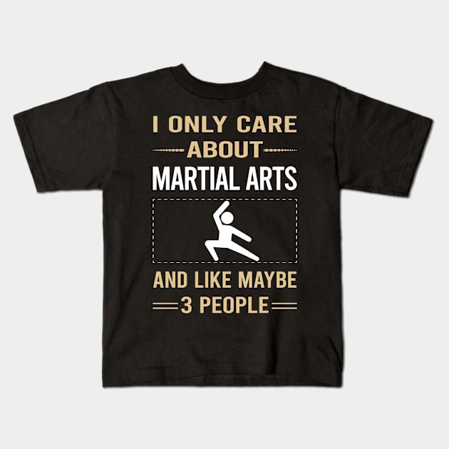 Funny 3 People Martial Arts Kids T-Shirt by symptomovertake